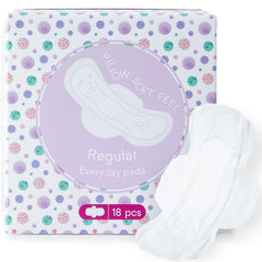 PurComfy empaque frontal Teen 18 unidades mostrando protección escolar