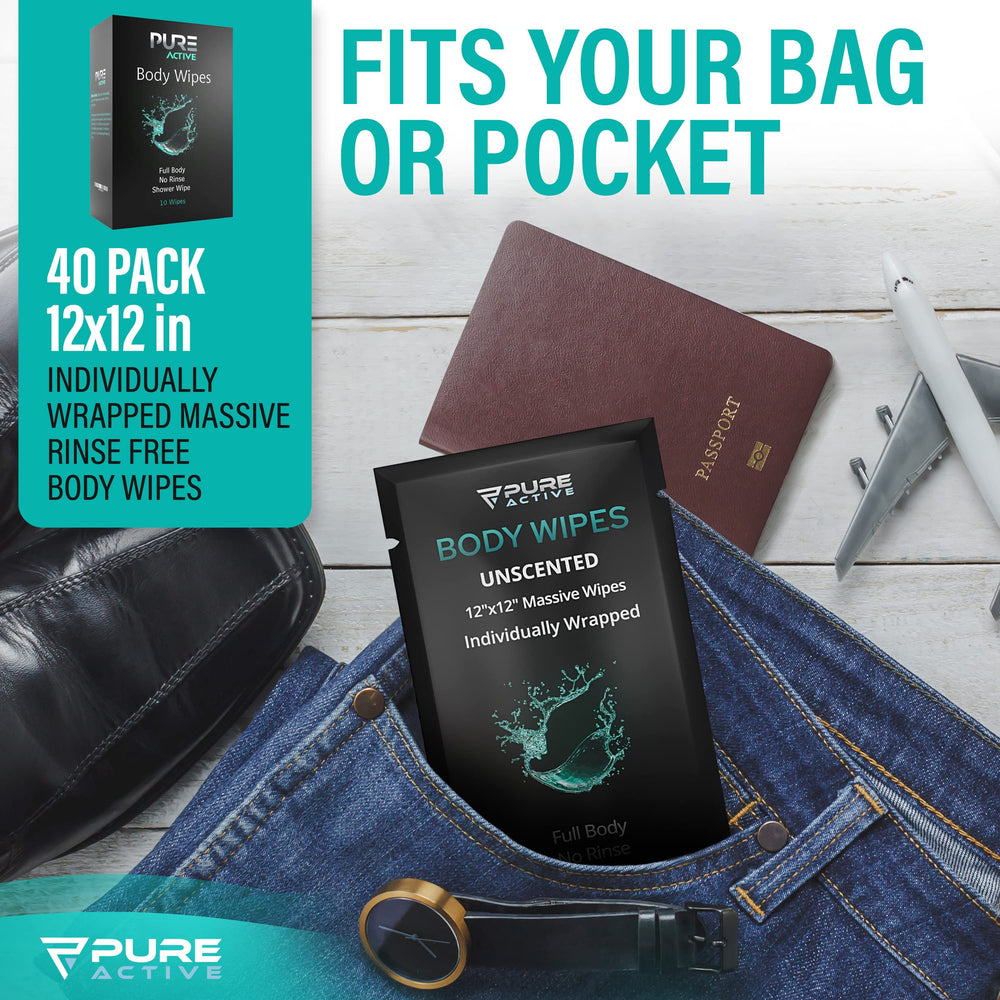 Pure Active estilo de vida en viaje en avión, comodidad y limpieza