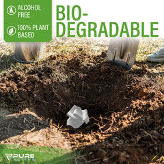 Pure Active uso en camping limpieza sin agua y fácil transporte