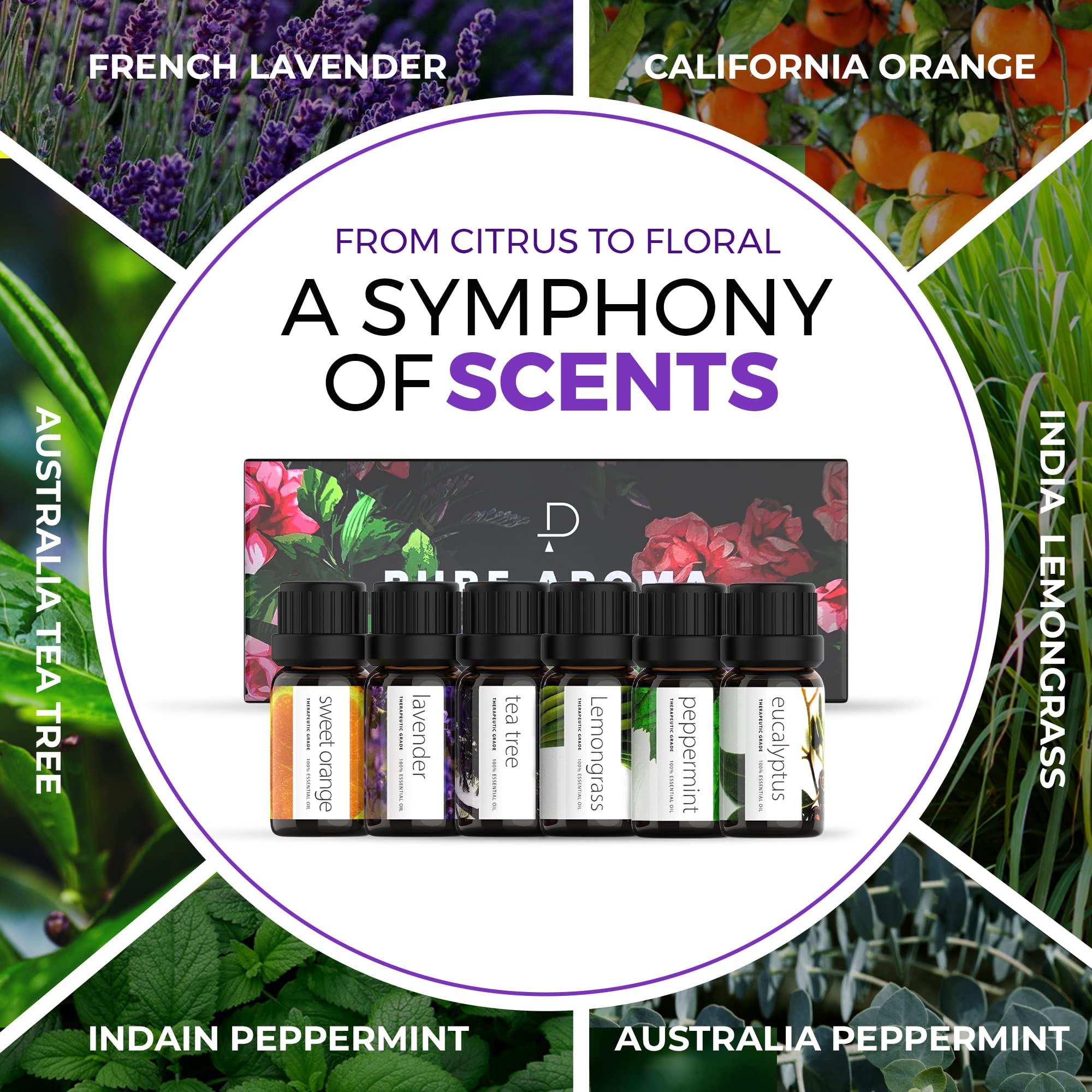 Pure Aroma difusor en sala demostrando ambientación natural