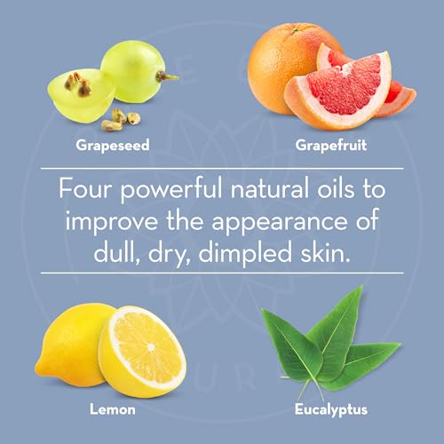 Pure Body Naturals ingredientes: uva, eucalipto, limón y pomelo, naturalidad