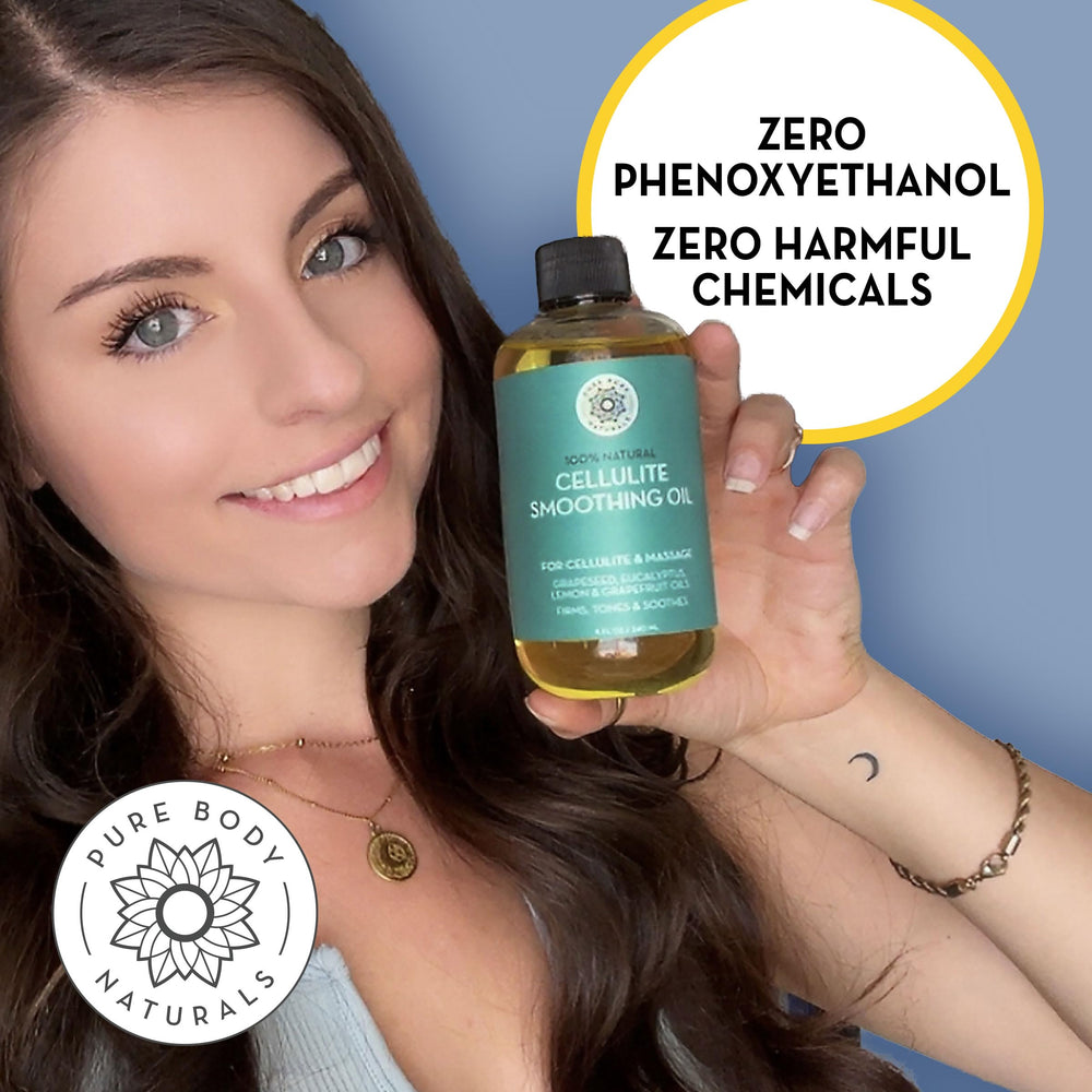 Pure Body Naturals gotas y textura ligera del aceite, absorción rápida