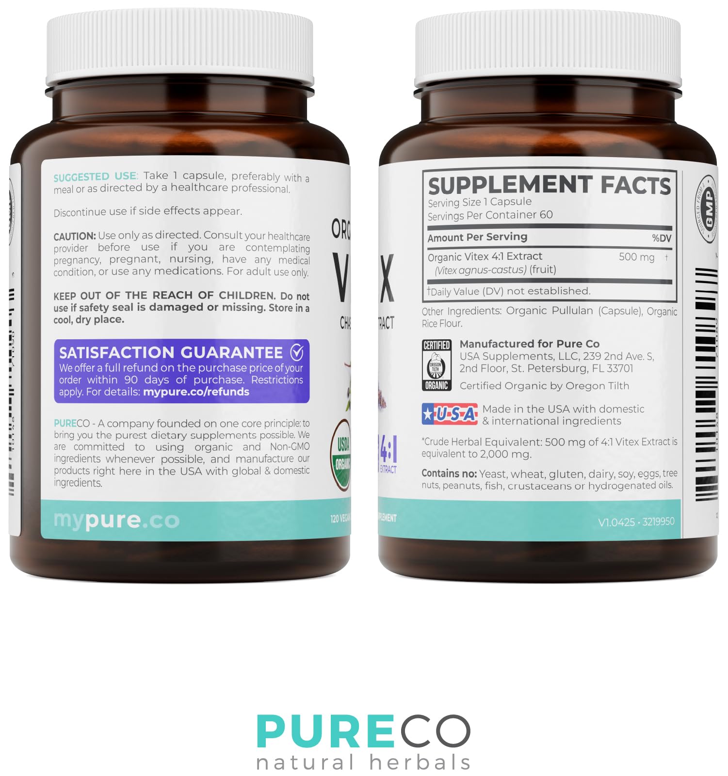 PURE CO botella en entorno de cocina para integrar en rutina saludable