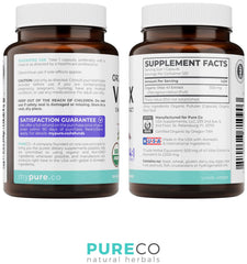 PURE CO cápsulas junto a frutas y libro para integración en rutina diaria