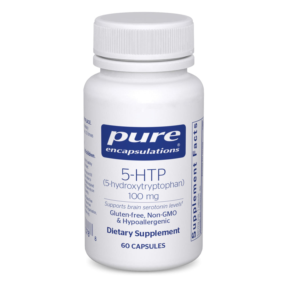 Pure Encapsulations frasco frontal mostrando etiqueta clara y beneficio de apoyo al sueño