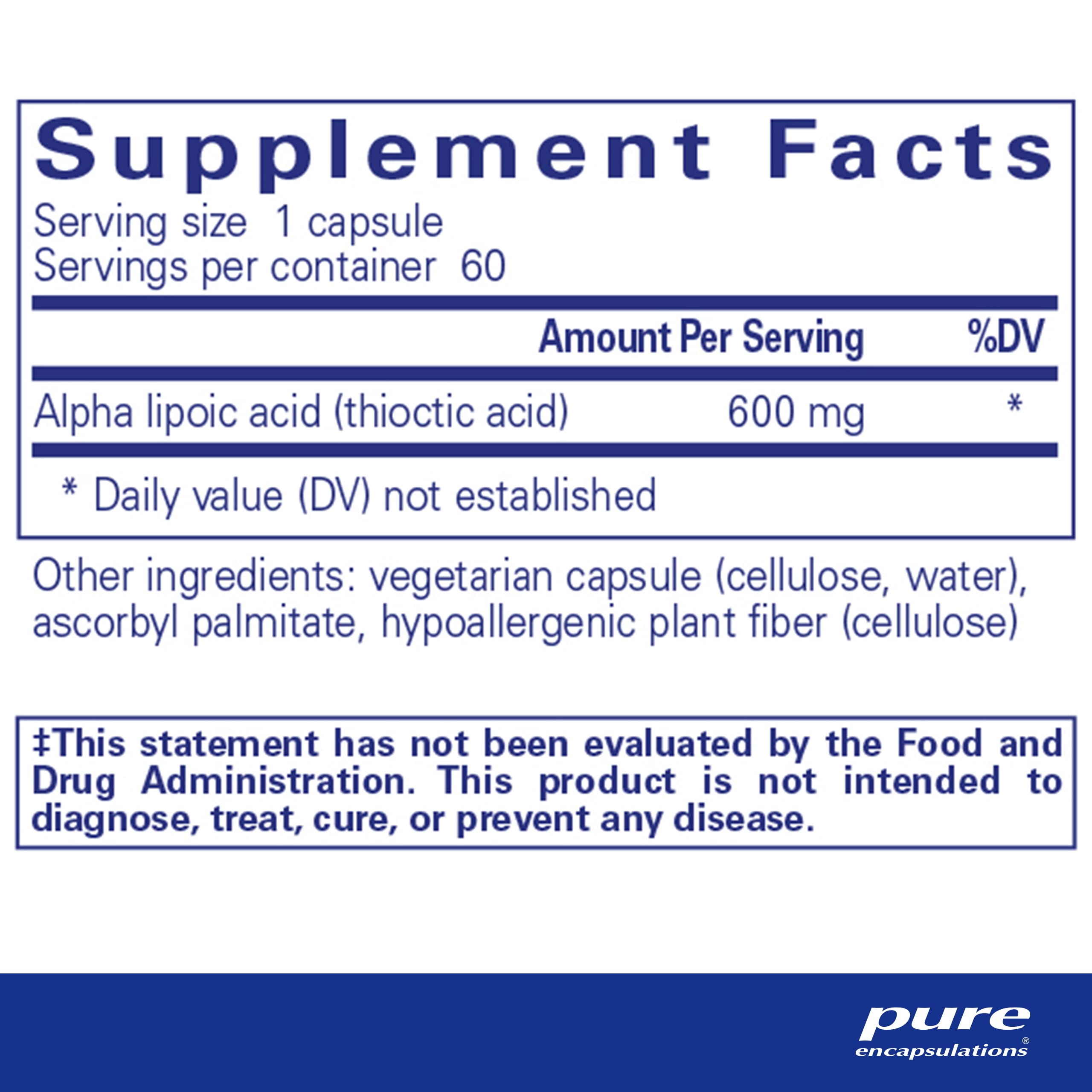Pure Encapsulations frasco abierto con cápsulas visibles y confianza