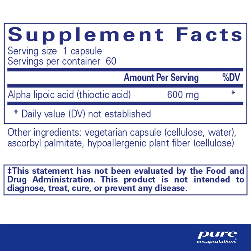 Pure Encapsulations frasco abierto con cápsulas visibles y confianza