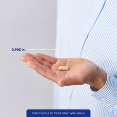 Pure Encapsulations primera plano de cápsula que ilustra textura y pureza del producto