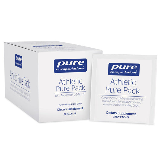 Pure Encapsulations paquete frontal mostrando presentación y conveniencia