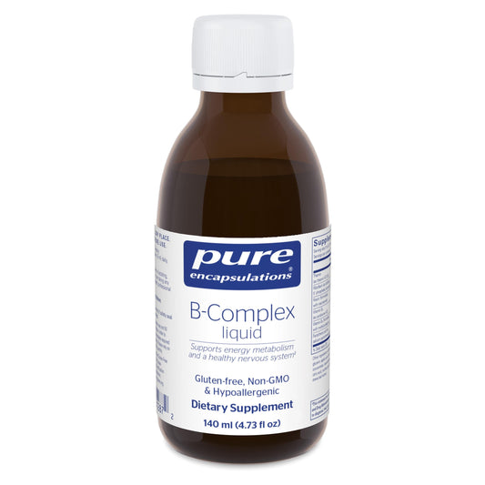 Pure Encapsulations botella frontal mostrando volumen y etiqueta clara — fácil identificación