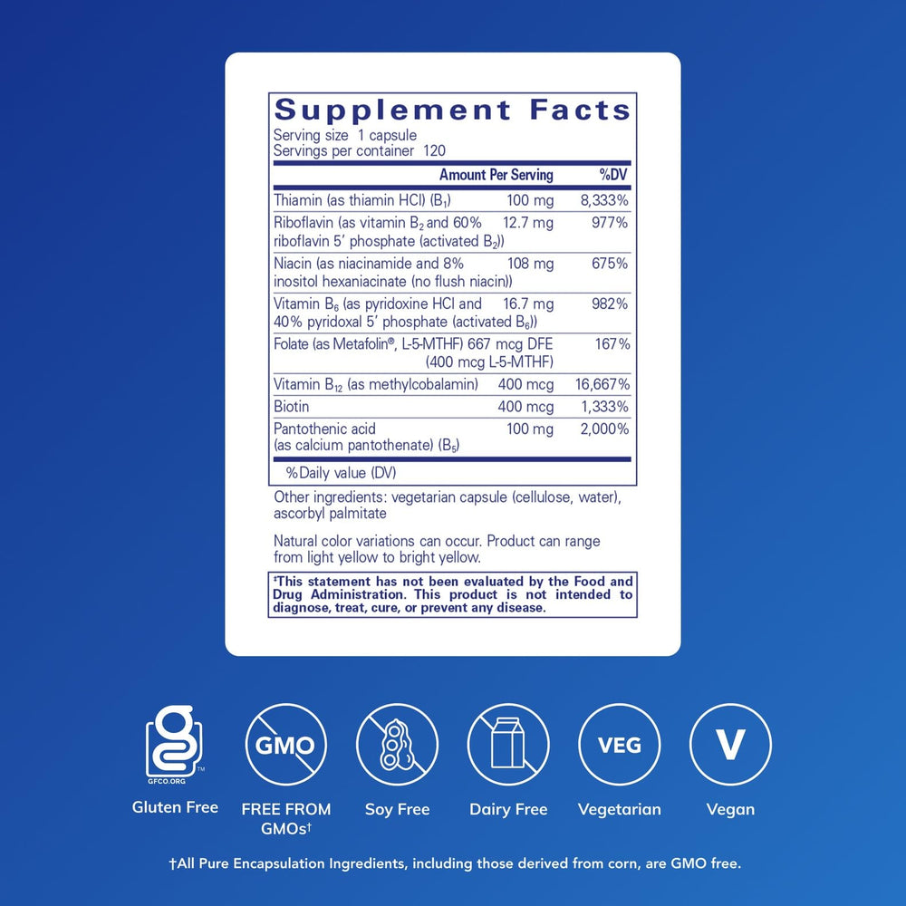 Pure Encapsulations cápsula en primer plano con textura clara y fácil de tragar