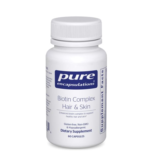 Pure Encapsulations envase frontal mostrando 60 cápsulas y claridad de fórmulas