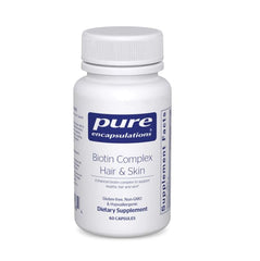 Pure Encapsulations envase frontal mostrando 60 cápsulas y claridad de fórmulas