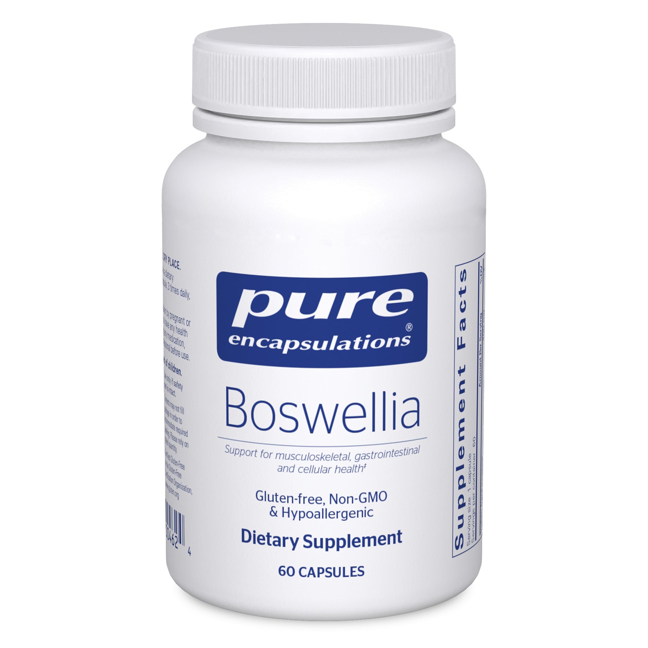 Pure Encapsulations vista frontal del envase, transmite confianza y pureza