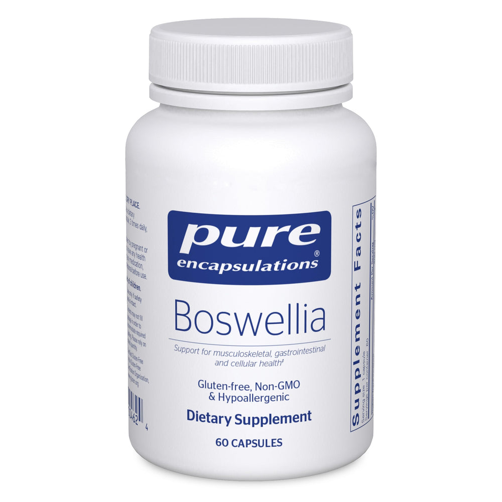 Pure Encapsulations vista frontal del envase, transmite confianza y pureza