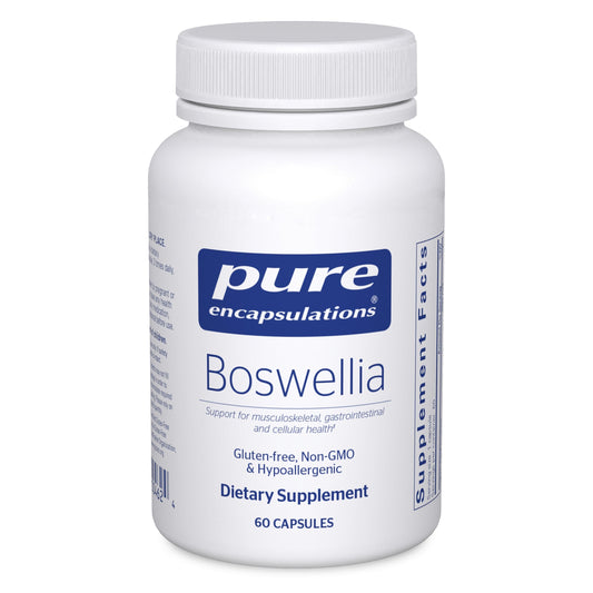 Pure Encapsulations vista frontal del envase, transmite confianza y pureza