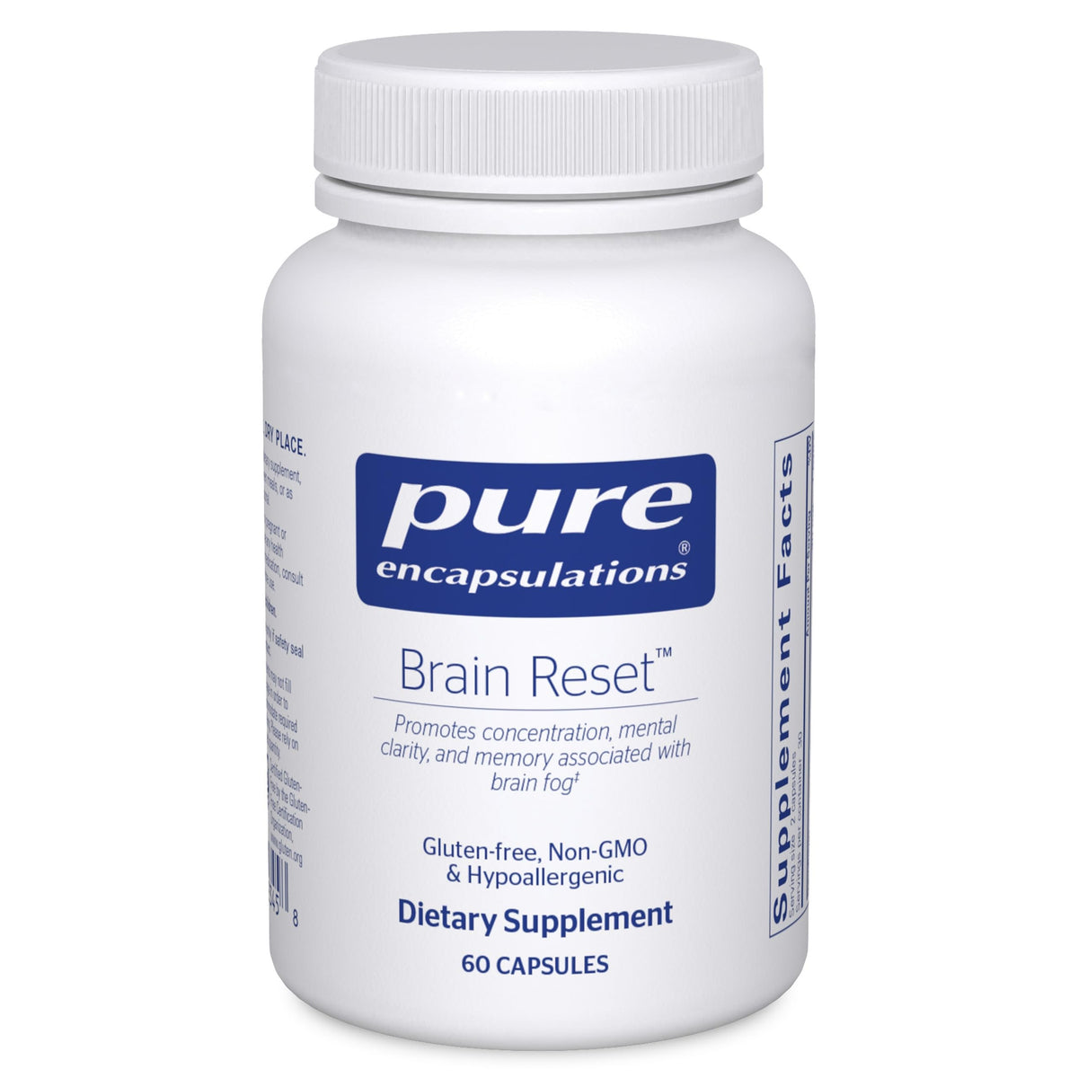 Pure Encapsulations envase frontal mostrando presentación y beneficios