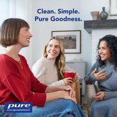 Pure Encapsulations caja y cápsulas dispuestas para visual de compra clara