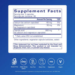 Pure Encapsulations cápsula en mano para dosificación fácil y práctica