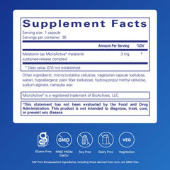 Pure Encapsulations detalle de cápsula enfatiza liberación prolongada