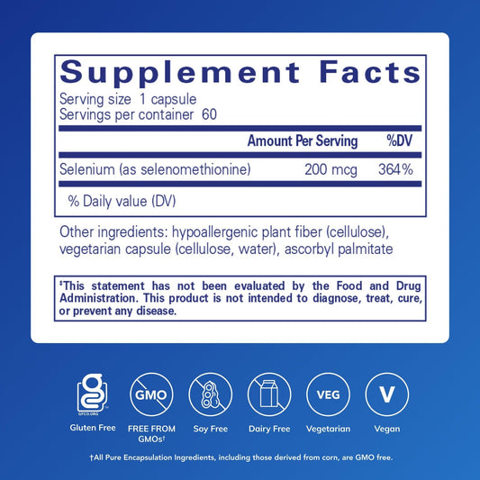 Pure Encapsulations detalle de cápsula, superficie suave y vegana
