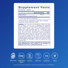 Pure Encapsulations cápsula en primer plano destaca textura y vegetalidad