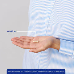 Pure Encapsulations cápsula abierta mostrando textura y fácil absorción