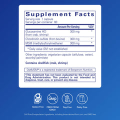 Pure Encapsulations cápsulas sostenidas en mano para toma fácil y dosificación clara