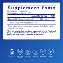Pure Encapsulations cápsulas en mano para visualizar tamaño y dosificación cómoda