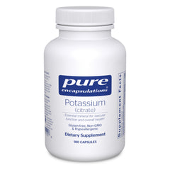 Pure Encapsulations envase frontal mostrando 180 cápsulas y claridad de marca