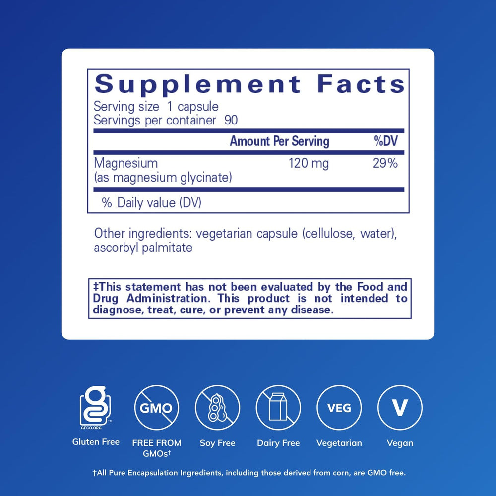 Pure Encapsulations cápsulas cerca, textura suave que facilita la deglución