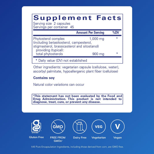 Pure Encapsulations cápsulas en mano para fácil dosificación y conveniencia