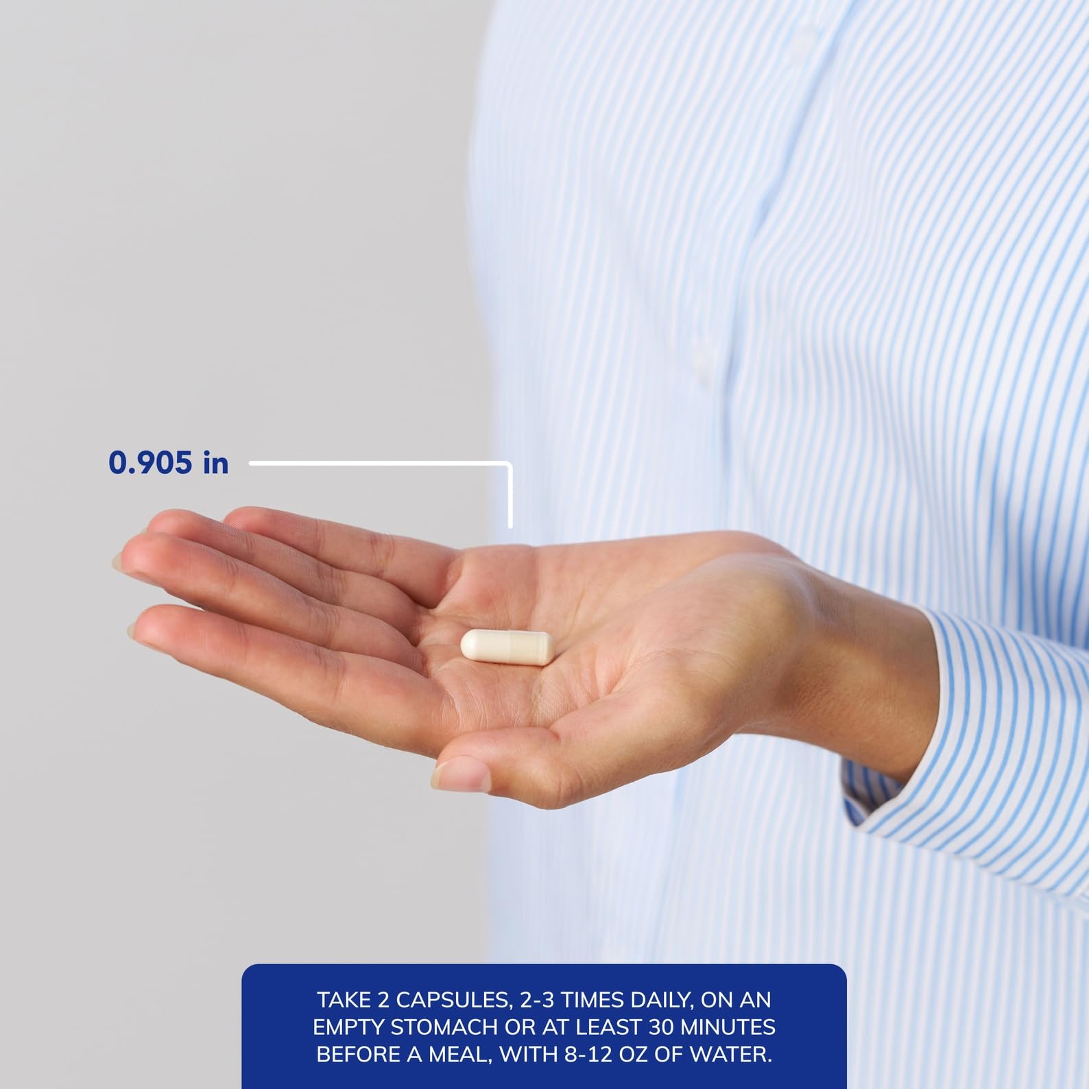 Pure Encapsulations etiqueta nutricional ampliada para ver porcentajes