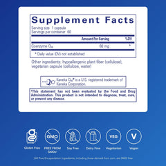 Pure Encapsulations cápsulas abiertas cerca para ver tamaño y forma