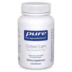 Pure Encapsulations frasco frontal mostrando etiqueta clara y confianza en calidad