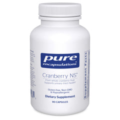 Pure Encapsulations envase frontal con cápsulas, aporta apoyo urinario sin azúcares