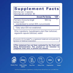 Pure Encapsulations cápsula tomada con mano para uso diario y comodidad