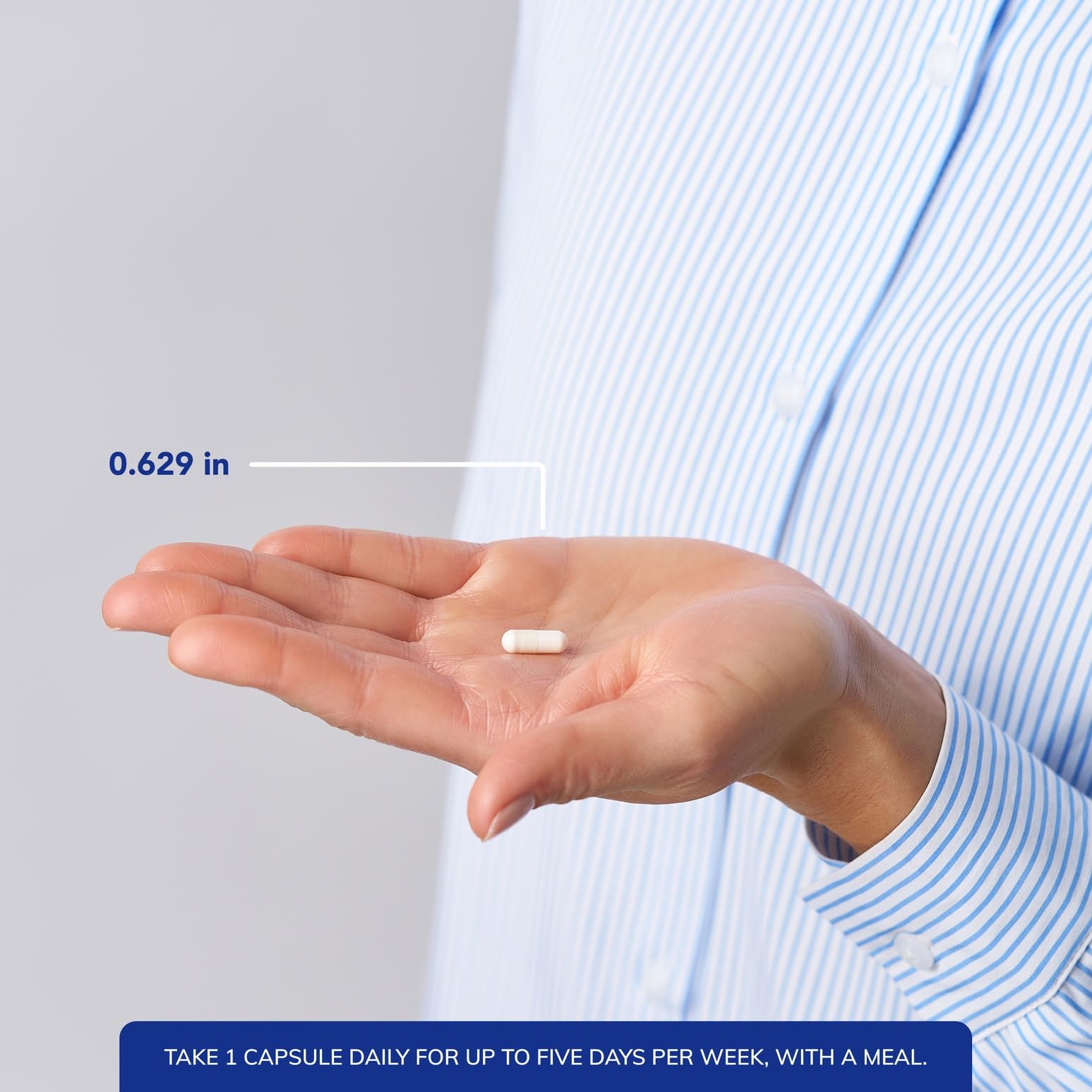 Pure Encapsulations etiqueta legible con información de dosis y pureza