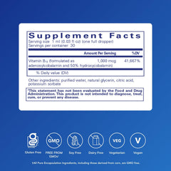 Pure Encapsulations gotero en detalle para dosificación precisa y cómoda