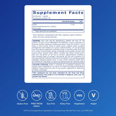 Pure Encapsulations cápsula abierta detalle que resalta formulación micronizada