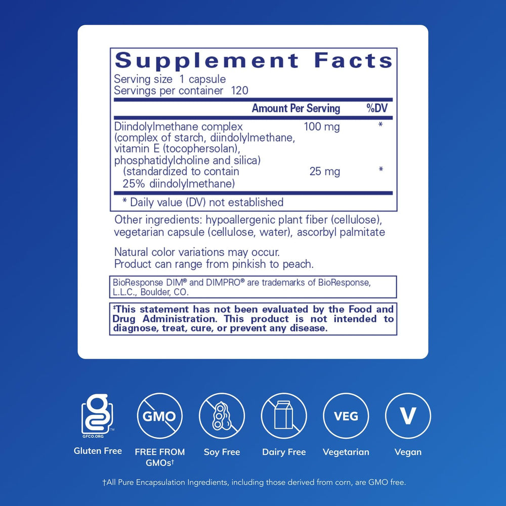 Pure Encapsulations cápsulas textura cercana que resalta formulación vegana
