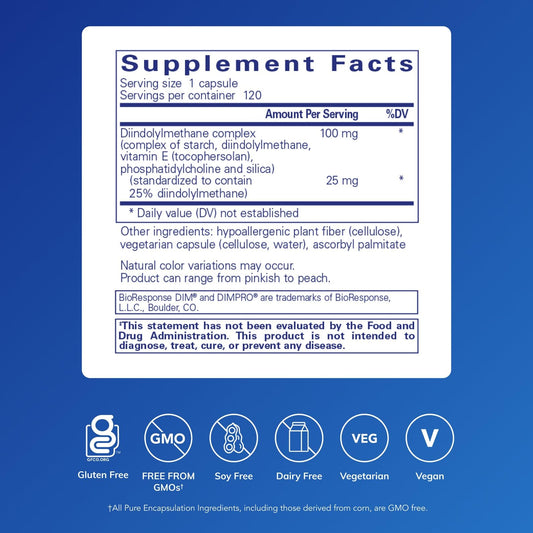 Pure Encapsulations cápsulas textura cercana que resalta formulación vegana