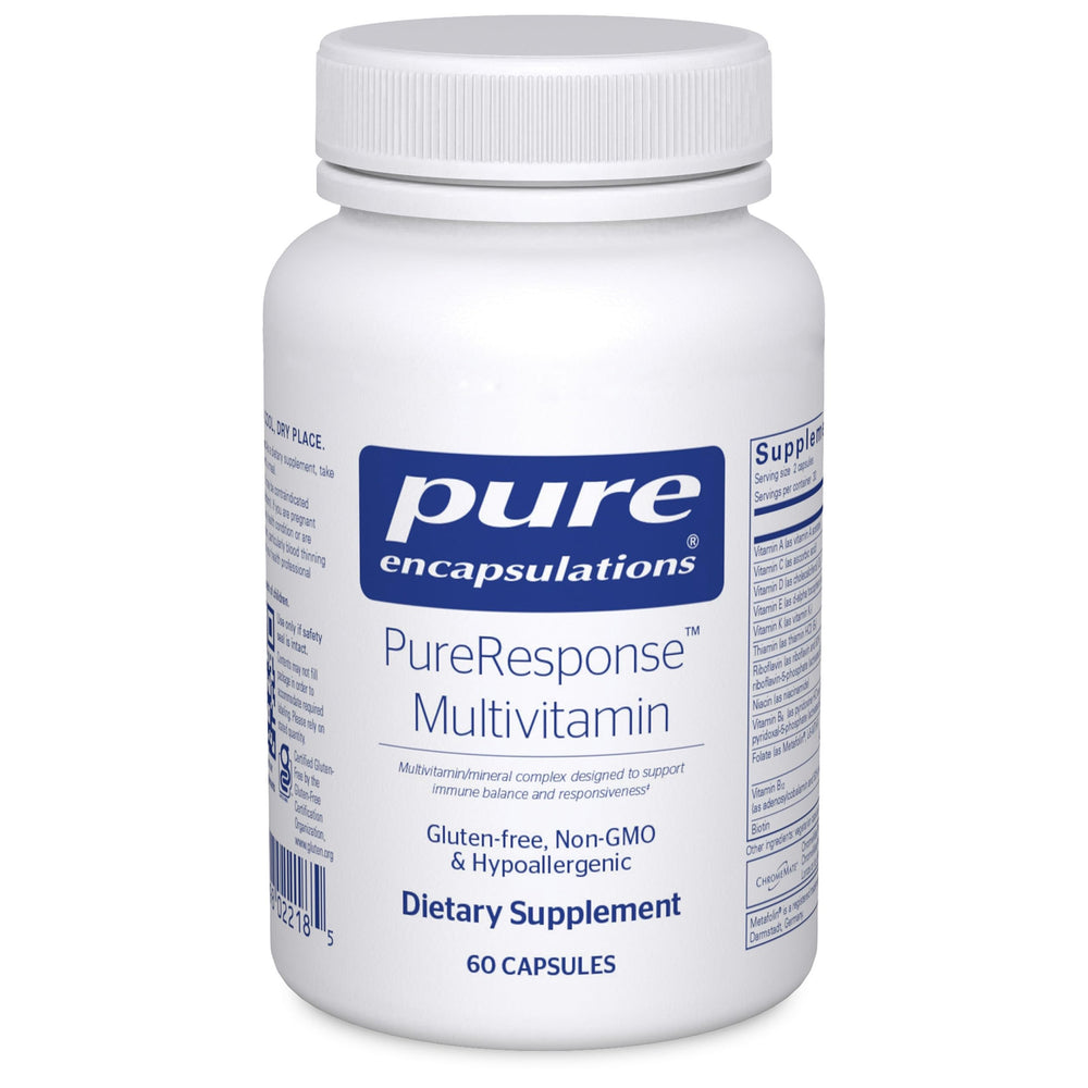 Pure Encapsulations envase frontal mostrando marca y beneficio inmunitario