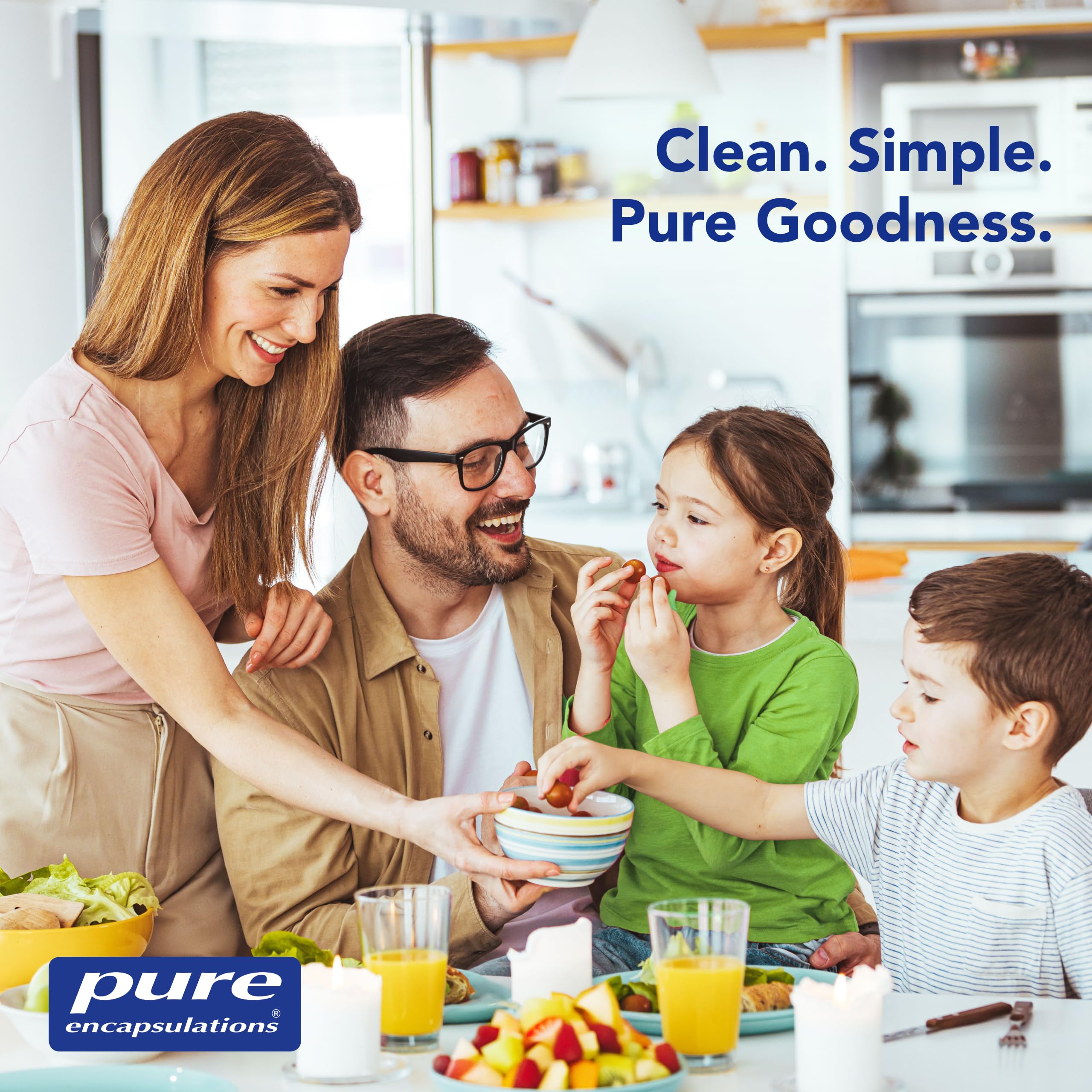 Pure Encapsulations estilo de vida en cocina integrando suplemento en rutina diaria