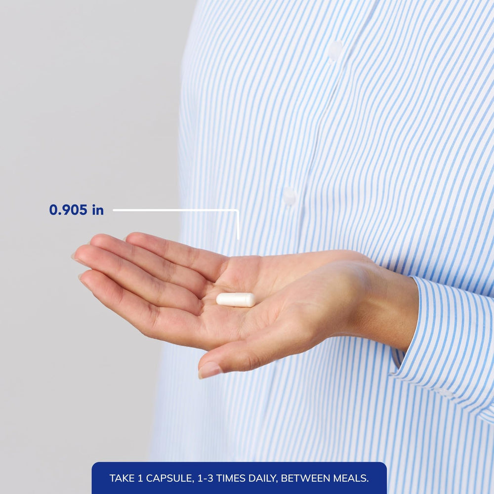 Pure Encapsulations etiqueta con lista de ingredientes y pureza verificada