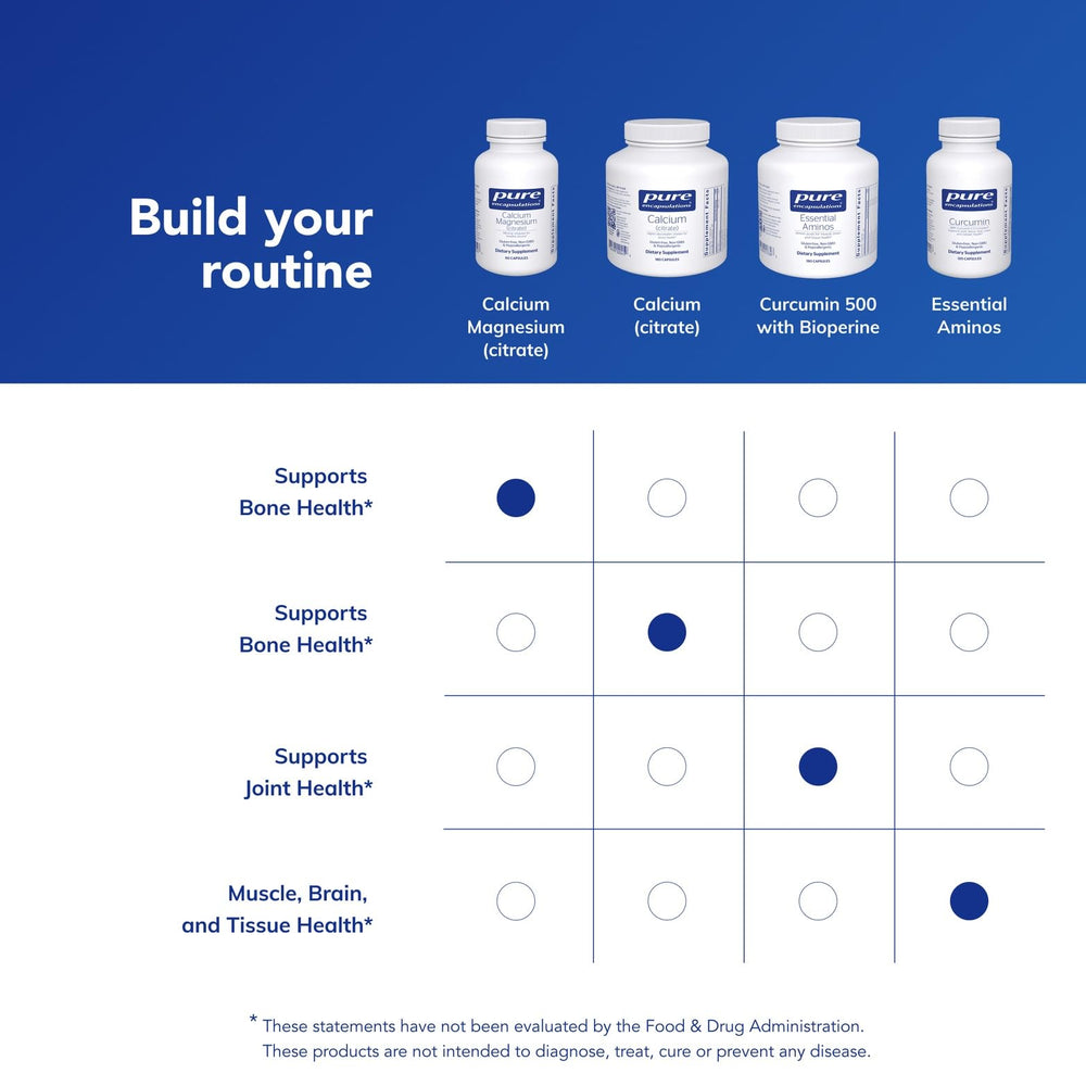 Pure Encapsulations etiqueta nutricional cercana muestra dosis y transparencia