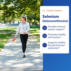 Etiqueta nutricional de Pure Encapsulations Selenium con información de ingredientes y pureza