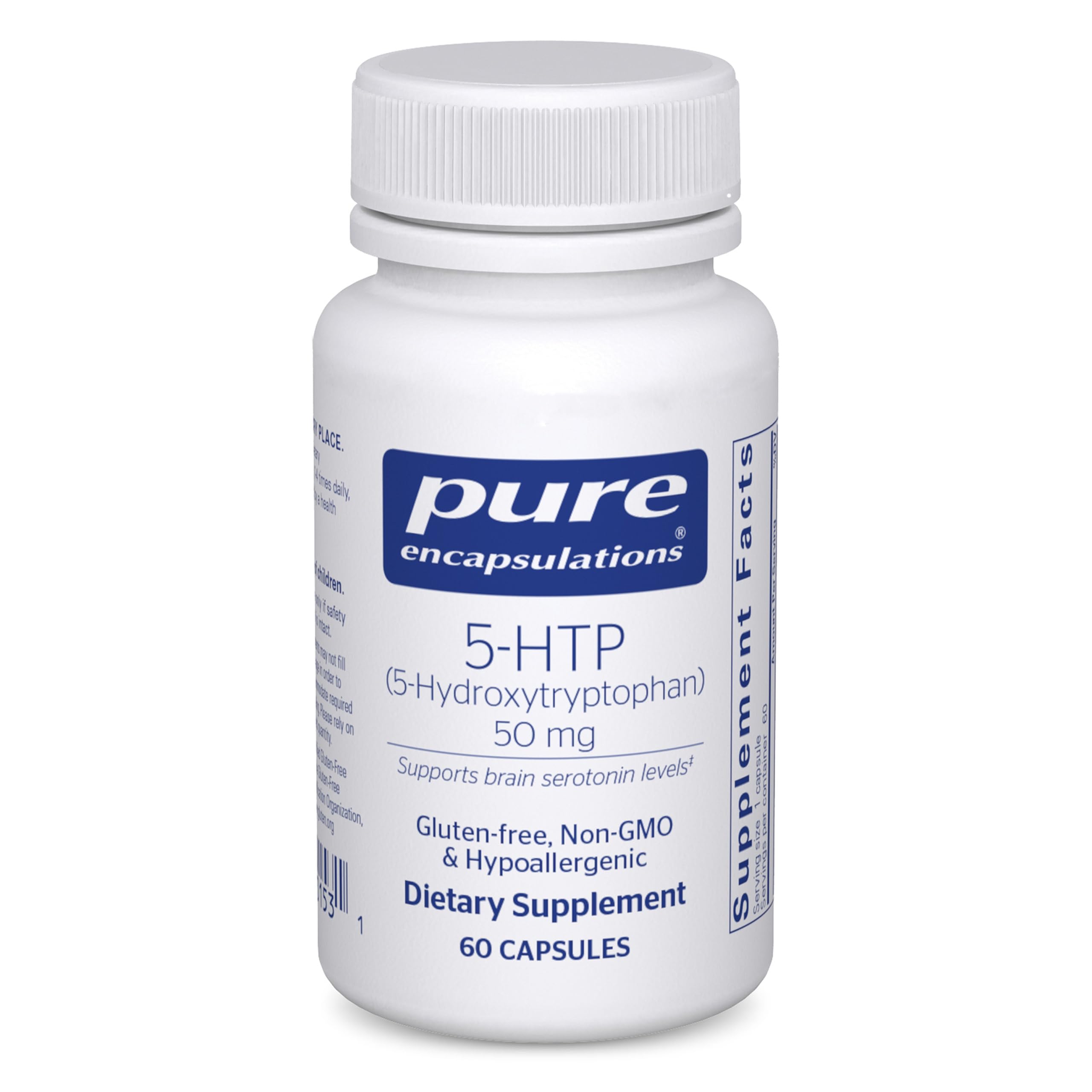 Pure Encapsulations frasco delante mostrando etiqueta clara y beneficios