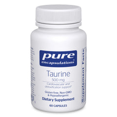 Pure Encapsulations frasco frontal mostrando etiqueta clara y beneficios