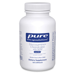 Pure Encapsulations frasco delantero mostrando etiqueta y cantidad 120 cápsulas, confianza